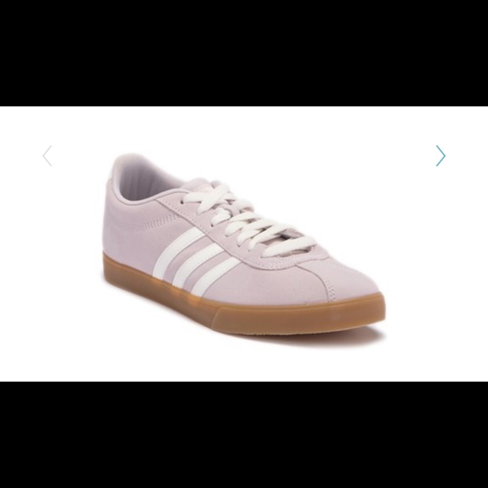 Lilac adidas courtest sneaker 7.5